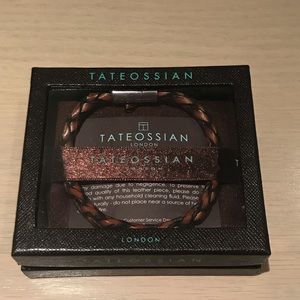 Tateossian London Bracelet Leather Jewelry NEW